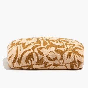 Madewell floral print canvas sunglasses case